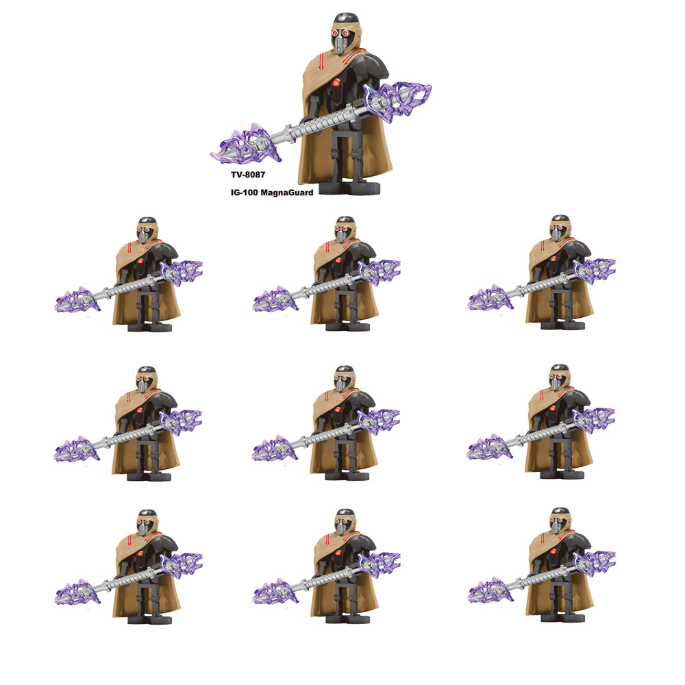 Lego Set Creator - 10 adet/set yapı taşları Klon askeri