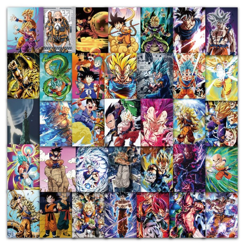 Ornament Ball Set - 63 adet/torba Karikatür Dragon Ball Süper