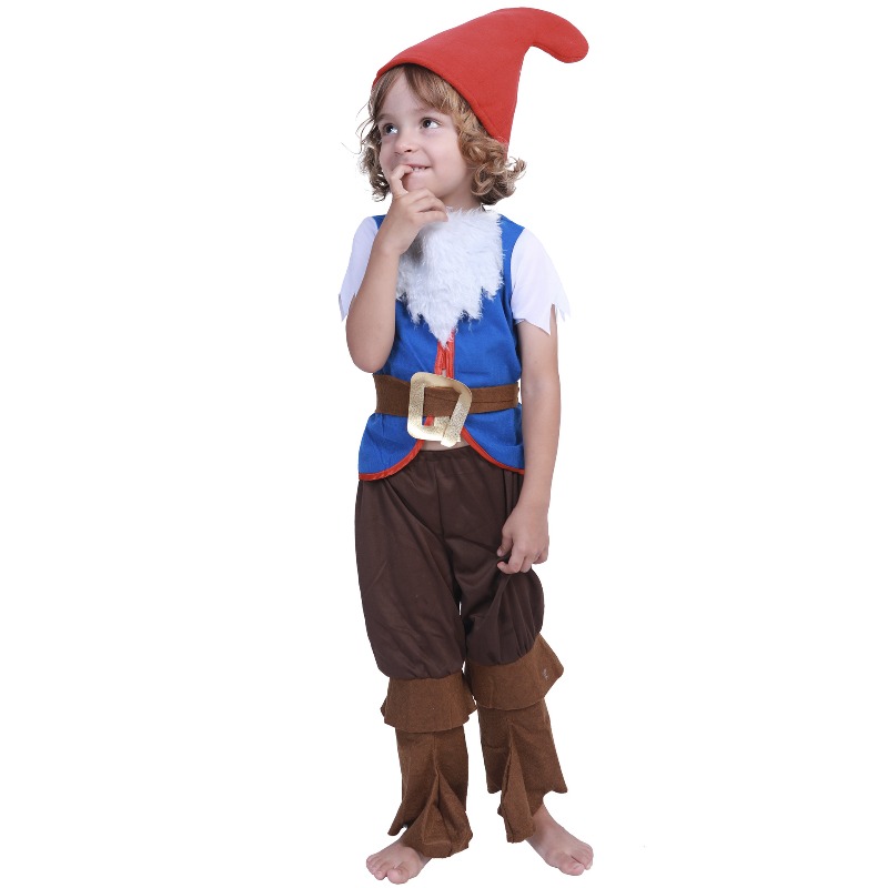 Elf Costume Christmas - Çocuk Mantar Noel Elf Kostümü, Anaokulu