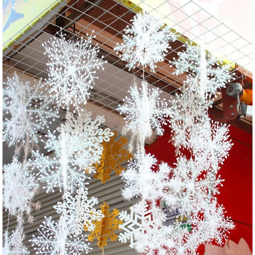 Christmas Tree Artificial - 30 adet Noel Kar Tanesi Süsü