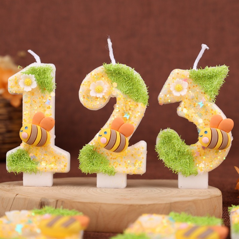 Yeşil Sarı Arı Dijital Mum - S - Holiday Candle Set incelemesi ve fiyatı
