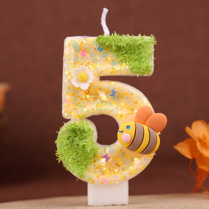 Yeşil Sarı Arı Dijital Mum - S - Holiday Candle Set incelemesi ve fiyatı