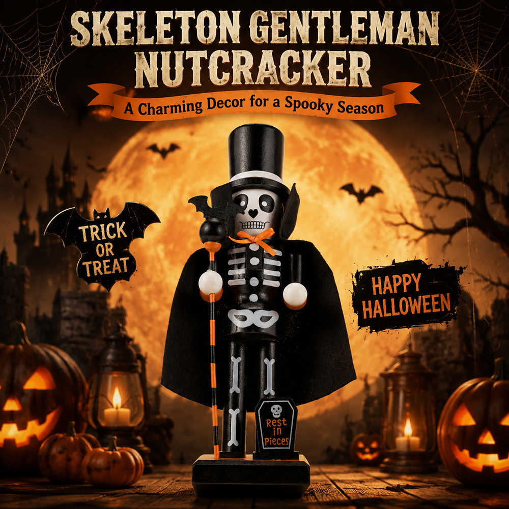 Cadılar Bayramı Masif Ahşap Fı - Nutcracker Figurine incelemesi ve fiyatı