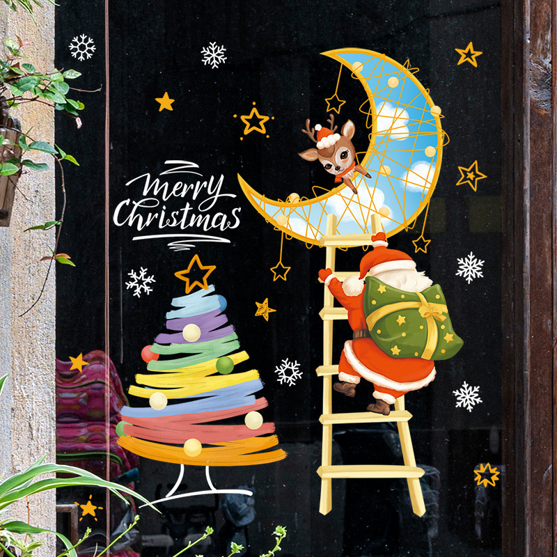 2025 Merry Christmas pencere c - Snowflake Window Decal incelemesi ve fiyatı