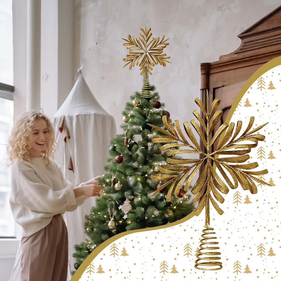 Yıldız Şeklinde Noel Ağacı Tep - Star Tree Topper incelemesi ve fiyatı