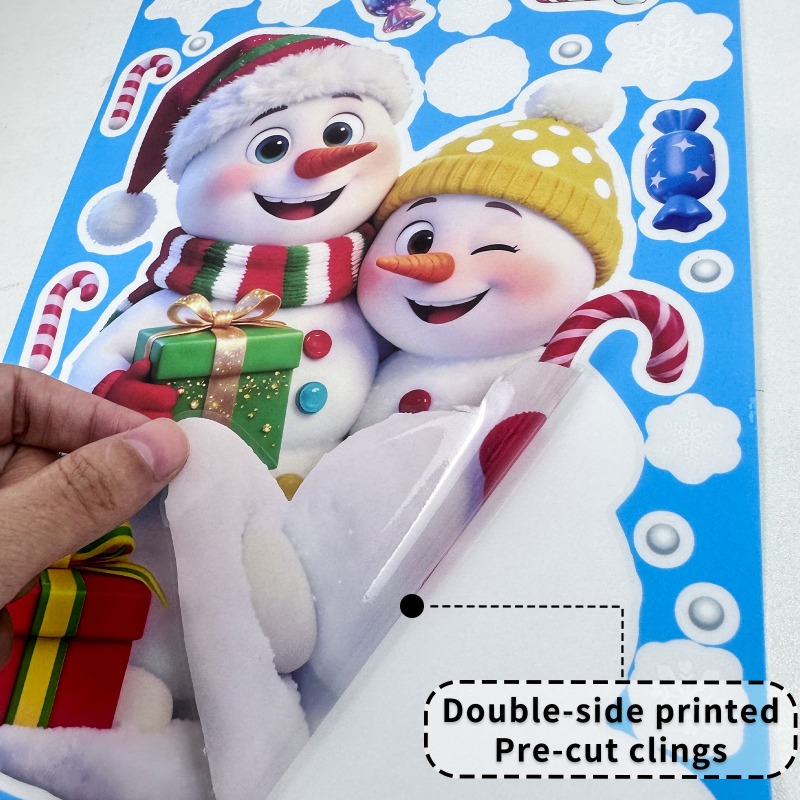 Noel PVC Statik Cam Çıkartmala - Snowflake Window Decal incelemesi ve fiyatı
