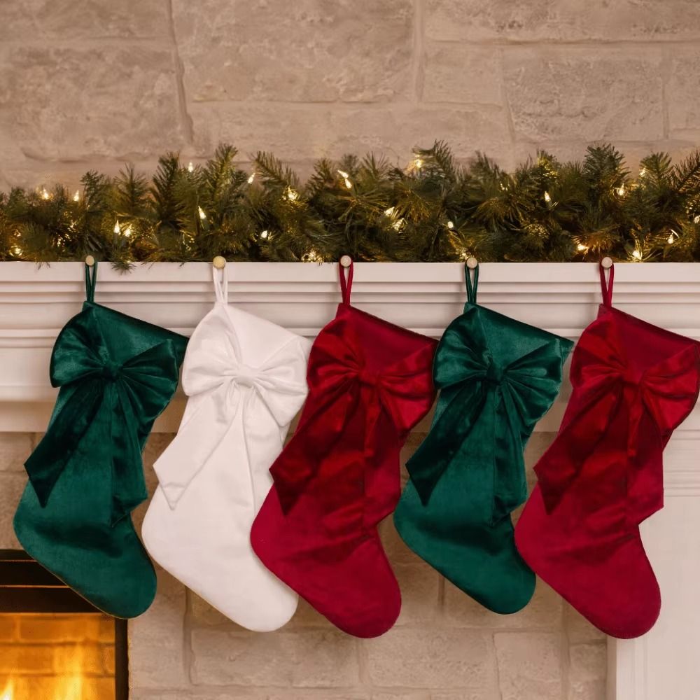 Kadife Noel Çorabı Büyük Kapas - Christmas Stocking Hanging incelemesi ve fiyatı