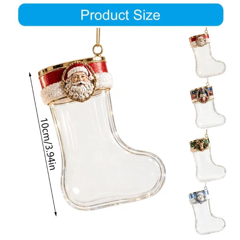 Şeffaf Nakit Ekranlı Doldurula - Christmas Stocking Hanging incelemesi ve fiyatı