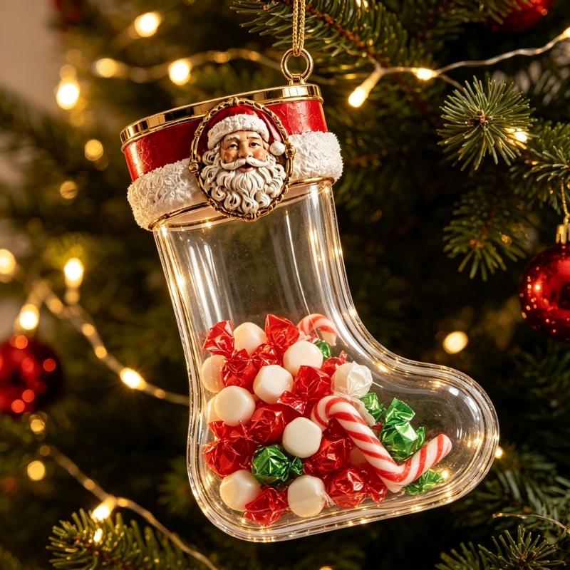 Şeffaf Nakit Ekranlı Doldurula - Christmas Stocking Hanging incelemesi ve fiyatı