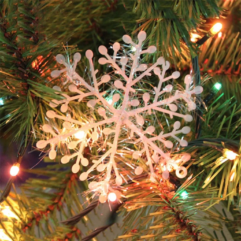 30 adet Noel Kar Tanesi Süsü Y - Christmas Tree Artificial incelemesi ve fiyatı