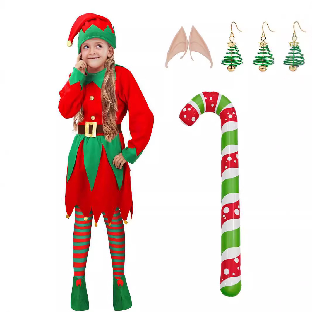 Noel Elf Kostümleri Çocuklar Y - Elf Costume Christmas incelemesi ve fiyatı