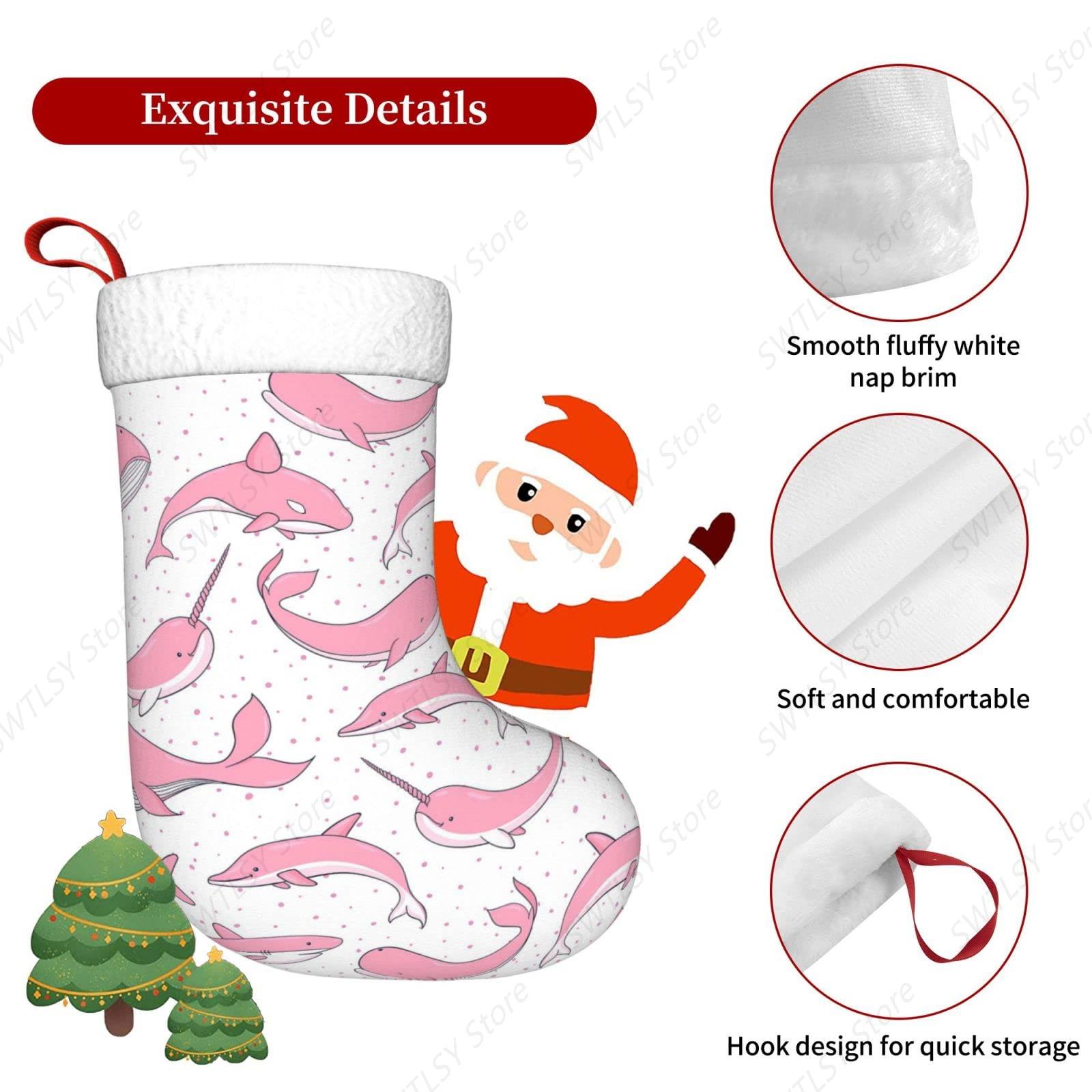 Noel Pembe Balinalar Yılbaşı T - Christmas Stocking Hanging incelemesi ve fiyatı