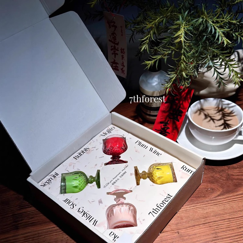 Kokulu Mum Hediye Seti, Şarap  - Holiday Candle Set incelemesi ve fiyatı