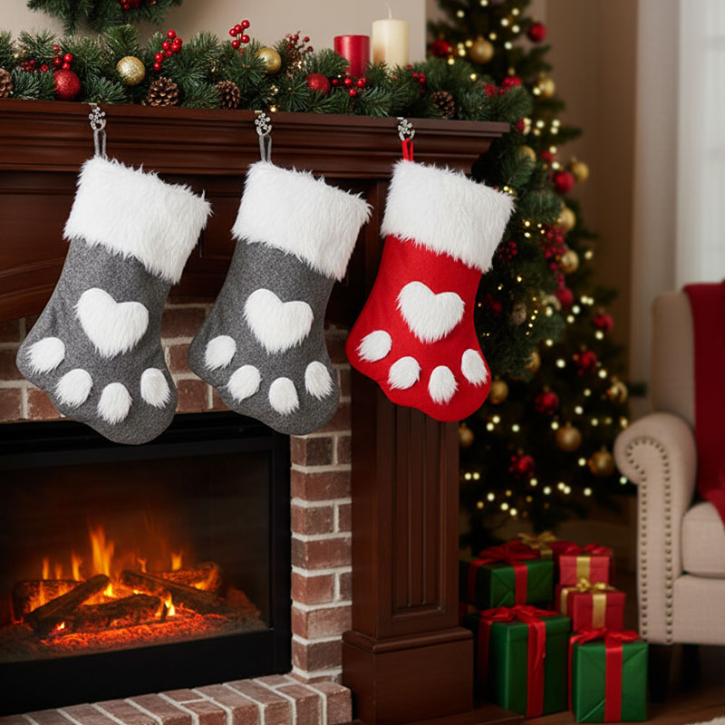 1-10 adet Noel evcil hayvan pa - Christmas Stocking Hanging incelemesi ve fiyatı