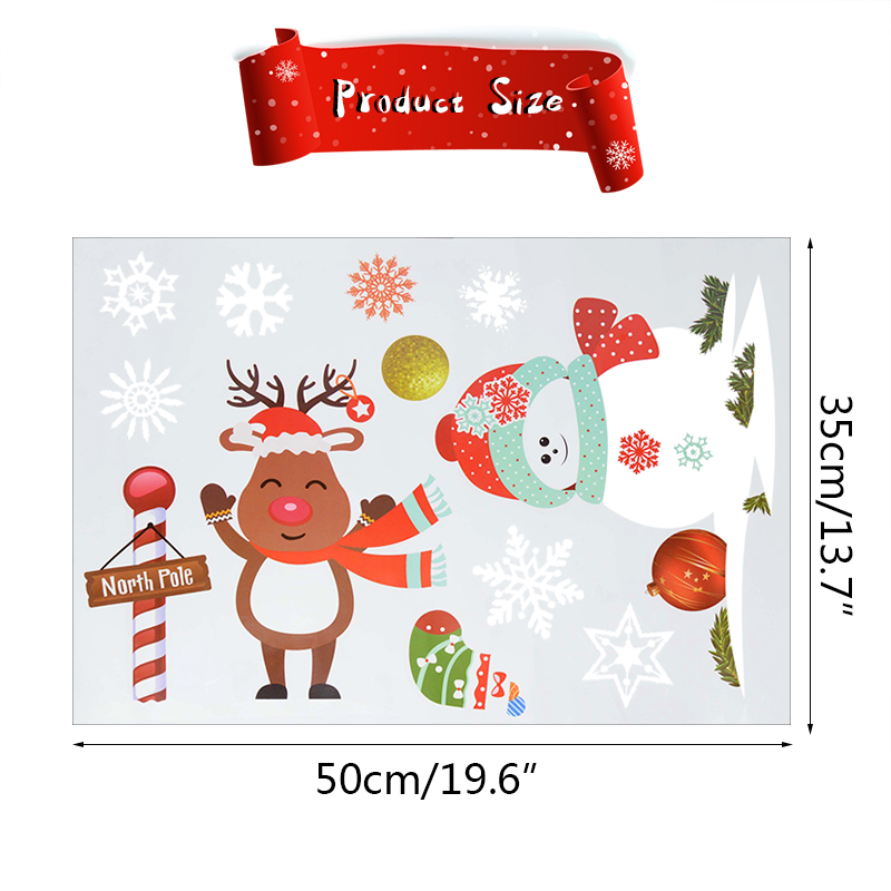 1 takım noel pencere çıkartmal - Snowflake Window Decal incelemesi ve fiyatı