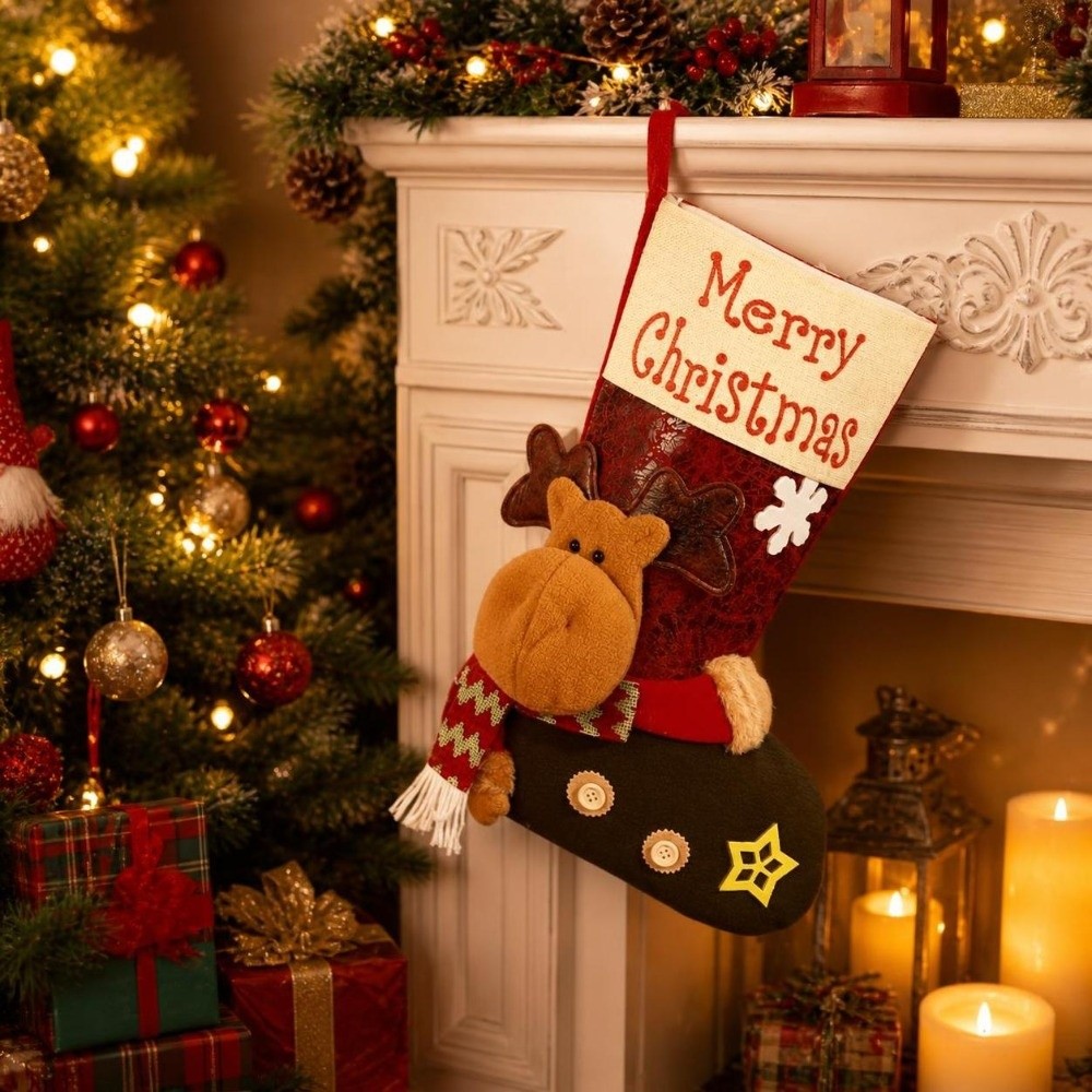 Büyük Kapasiteli Noel Çoraplar - Christmas Stocking Hanging incelemesi ve fiyatı